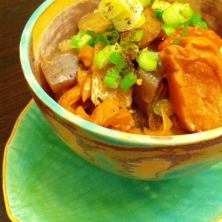 ストウブでモツ煮込み たっぷり根野菜で体あったか レシピ 作り方 By パクモリくん 楽天レシピ